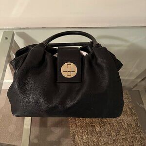 Kate Spade Stevie Bexley Black Leather Shoulder Bag